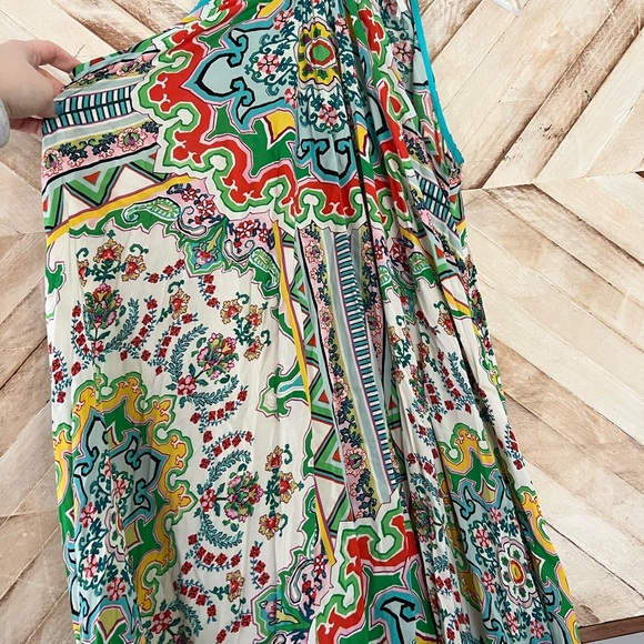 Anthropologie Ella Halter Maxi Handkerchief Hem Dress XS/S - Picture 5 of 8